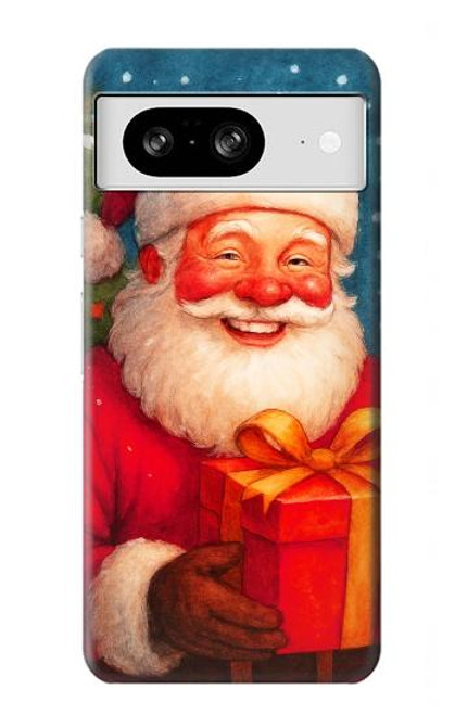 S4046 Happy Santa Hülle Schutzhülle Taschen für Google Pixel 8
