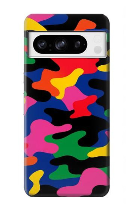 S4072 Colorful Camouflage Hülle Schutzhülle Taschen für Google Pixel 8 pro
