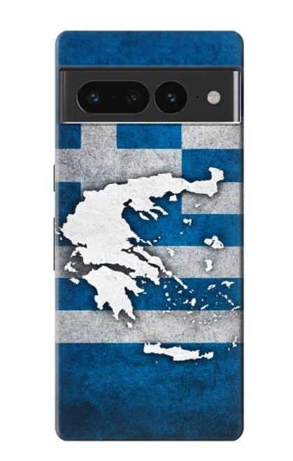 S4074 The Flag of Greece Hülle Schutzhülle Taschen für Google Pixel 7 Pro