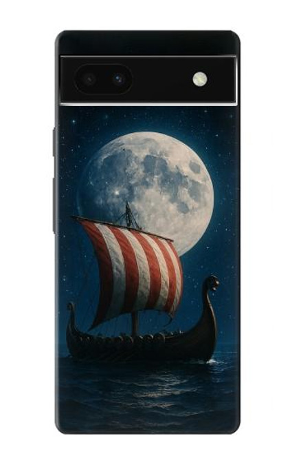 S4040 Viking War Ship Hülle Schutzhülle Taschen für Google Pixel 6a