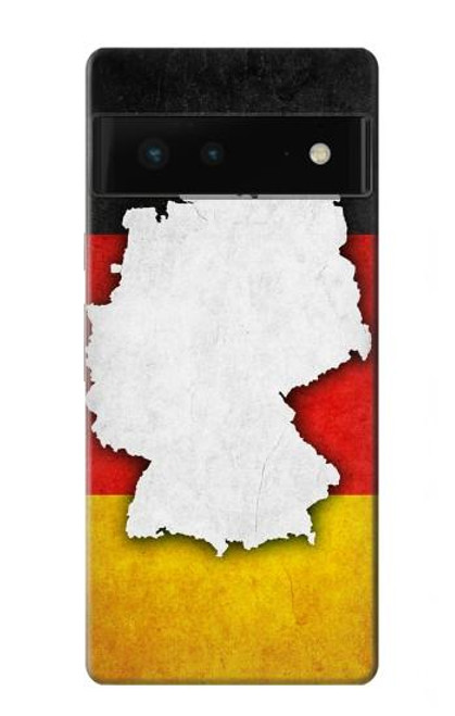 S4055 Germany Flag Hülle Schutzhülle Taschen für Google Pixel 6