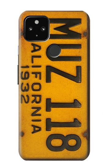 S4060 Vintage California Car License Plate Hülle Schutzhülle Taschen für Google Pixel 4a 5G