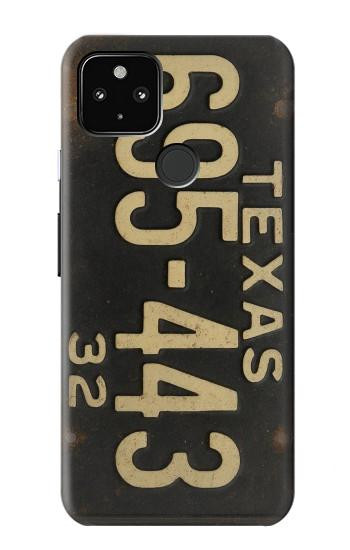 S4061 Vintage Texas Car License Plate Hülle Schutzhülle Taschen für Google Pixel 4a 5G