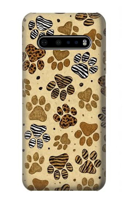S4032 Wild Animal Paw Foot Print Hülle Schutzhülle Taschen für LG V60 ThinQ 5G