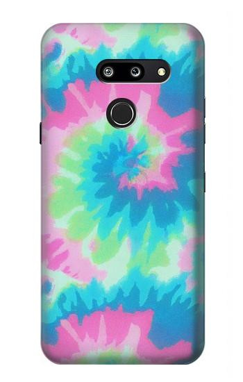 S4033 Pastel Color Tie Dye Hülle Schutzhülle Taschen für LG G8 ThinQ