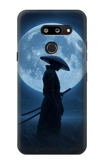 S4034 Samurai Moon Night Hülle Schutzhülle Taschen für LG G8 ThinQ