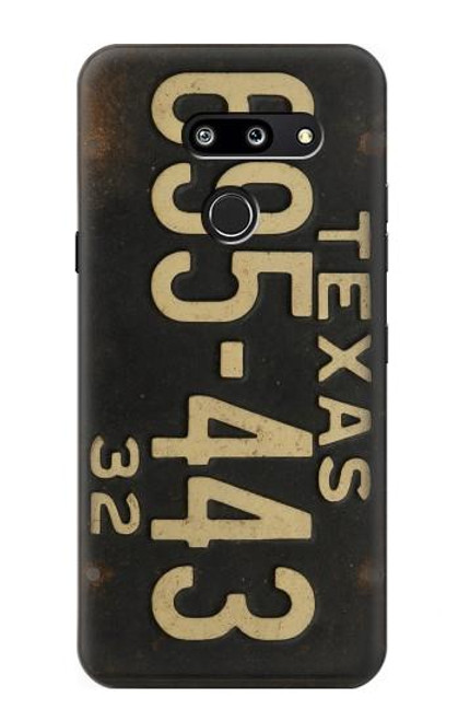 S4061 Vintage Texas Car License Plate Hülle Schutzhülle Taschen für LG G8 ThinQ