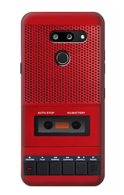 S4073 Vintage Red Cassette Player Graphic Hülle Schutzhülle Taschen für LG G8 ThinQ