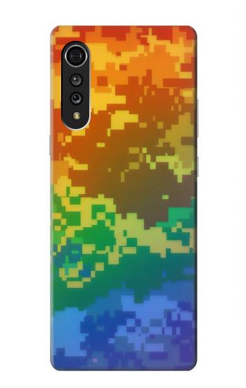 S4047 LGBTQ Camouflage Hülle Schutzhülle Taschen für LG Velvet