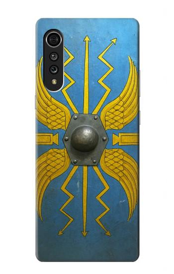 S4052 Blue Roman Shield Hülle Schutzhülle Taschen für LG Velvet