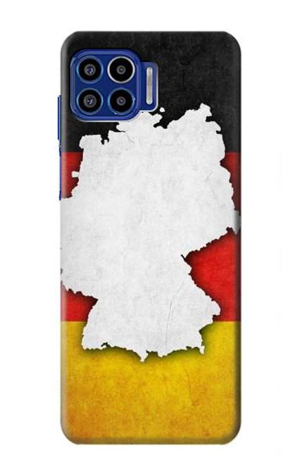 S4055 Germany Flag Hülle Schutzhülle Taschen für Motorola One 5G