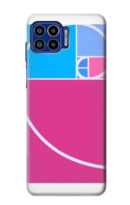 S4076 Golden Ratio Fibonacci Spiral Hülle Schutzhülle Taschen für Motorola One 5G
