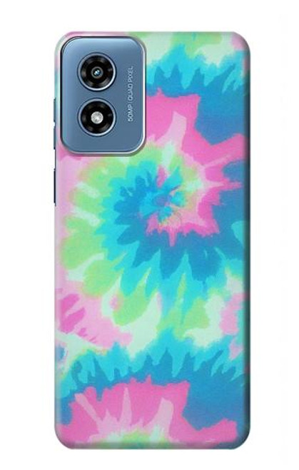S4033 Pastel Color Tie Dye Hülle Schutzhülle Taschen für Motorola Moto G Play 4G (2024)
