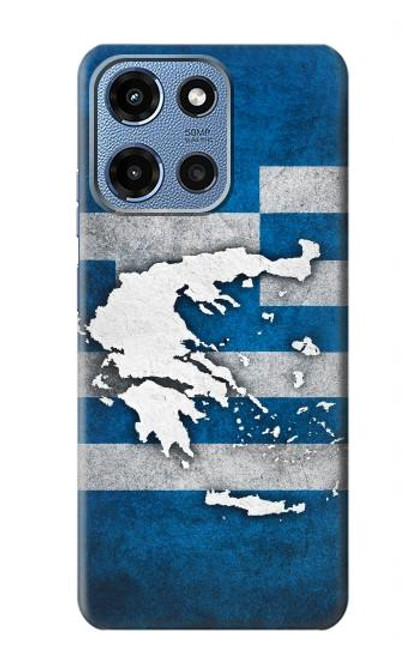 S4074 The Flag of Greece Hülle Schutzhülle Taschen für Motorola Moto G 5G (2025)