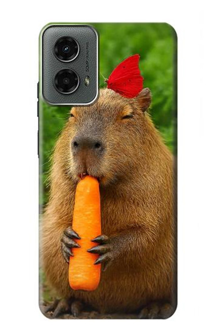 S4068 Capybara Butterfly Hülle Schutzhülle Taschen für Motorola Moto G 5G (2024)