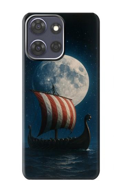 S4040 Viking War Ship Hülle Schutzhülle Taschen für Motorola Moto G Power (2025)