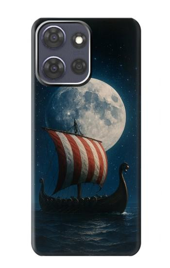 S4040 Viking War Ship Hülle Schutzhülle Taschen für Motorola Moto G Power (2025,2026)