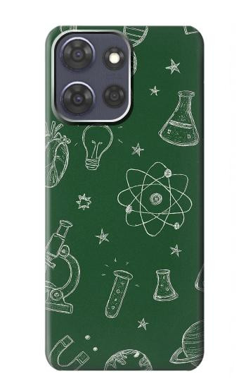 S4059 Science Chalkboard Graphic Hülle Schutzhülle Taschen für Motorola Moto G Power (2025,2026)