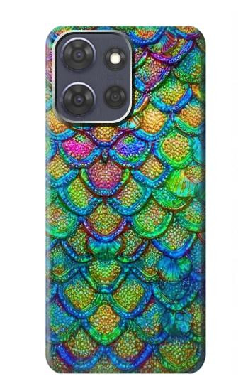 S4071 Colorful Mermaid Scale Hülle Schutzhülle Taschen für Motorola Moto G Power (2025,2026)