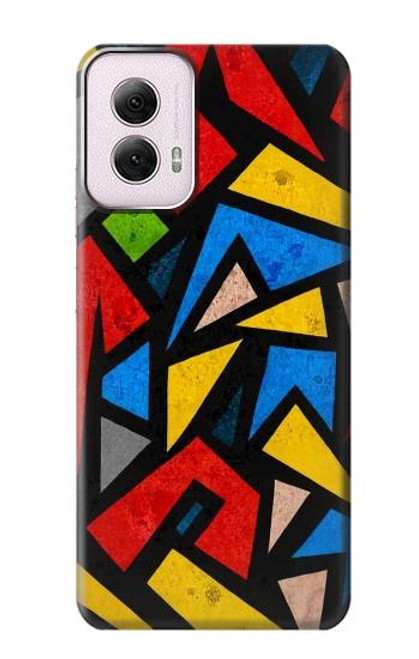 S4044 Street Art Abstract Graphics Hülle Schutzhülle Taschen für Motorola Moto G Power 5G (2024)