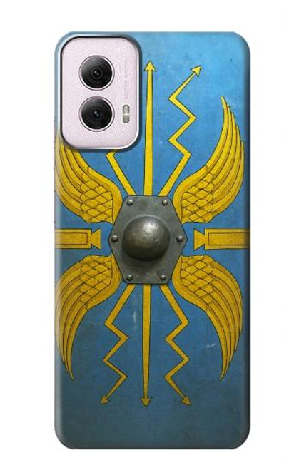 S4052 Blue Roman Shield Hülle Schutzhülle Taschen für Motorola Moto G Power 5G (2024)