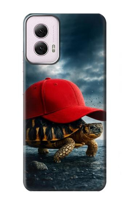 S4056 Madagascar Turtle Red Cap Hülle Schutzhülle Taschen für Motorola Moto G Power 5G (2024)