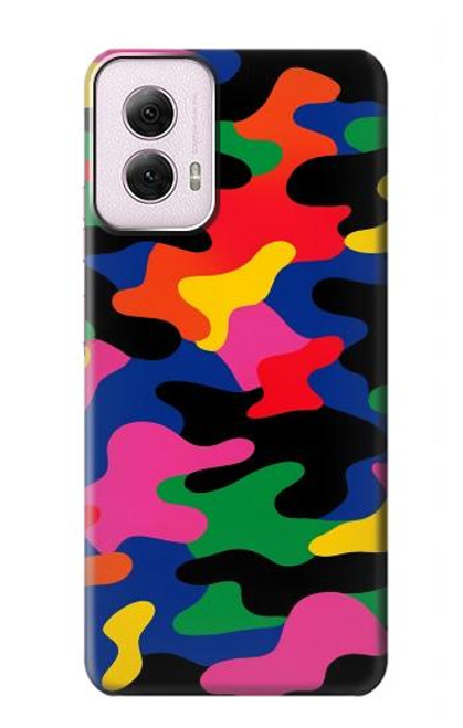 S4072 Colorful Camouflage Hülle Schutzhülle Taschen für Motorola Moto G Power 5G (2024)