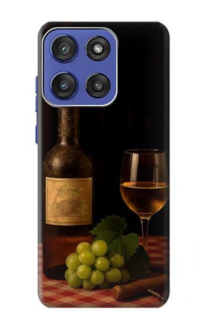 S4041 Old Vines Wine Hülle Schutzhülle Taschen für Motorola Moto G Stylus 5G (2025), Edge 60 Stylus