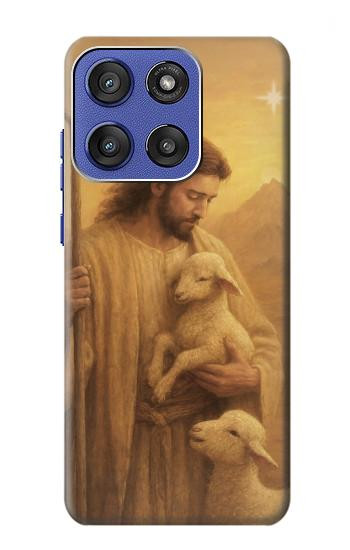 S4042 Merciful Jesus Hülle Schutzhülle Taschen für Motorola Moto G Stylus 5G (2025,2026), Edge 60 Stylus