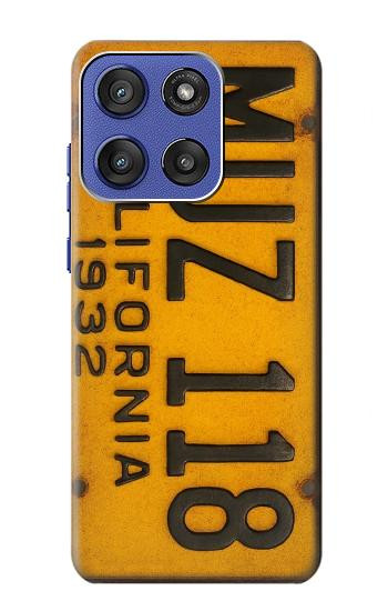 S4060 Vintage California Car License Plate Hülle Schutzhülle Taschen für Motorola Moto G Stylus 5G (2025,2026), Edge 60 Stylus