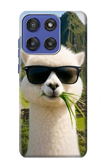 S4069 Alpaca Sunglasses Hülle Schutzhülle Taschen für Motorola Moto G Stylus 5G (2025,2026), Edge 60 Stylus