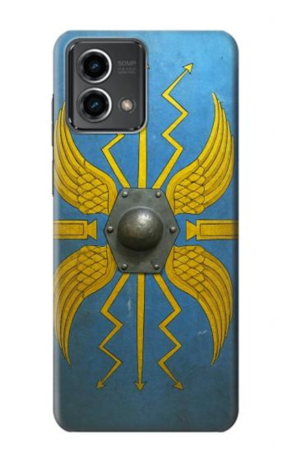 S4052 Blue Roman Shield Hülle Schutzhülle Taschen für Motorola Moto G Stylus 5G (2023)