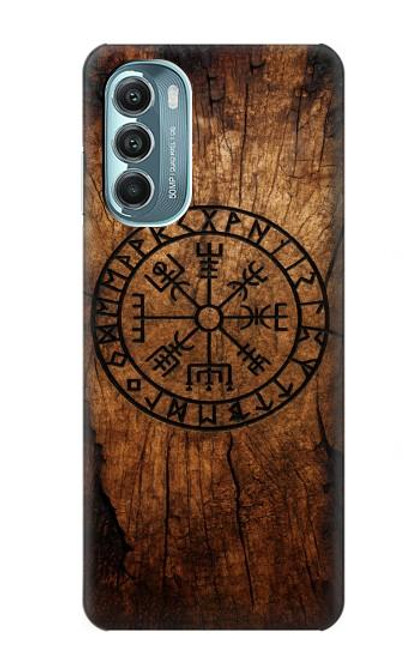 S4036 Viking Vegvisir Compass Wood Hülle Schutzhülle Taschen für Motorola Moto G Stylus 5G (2022)