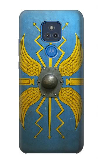 S4052 Blue Roman Shield Hülle Schutzhülle Taschen für Motorola Moto G Play (2021)