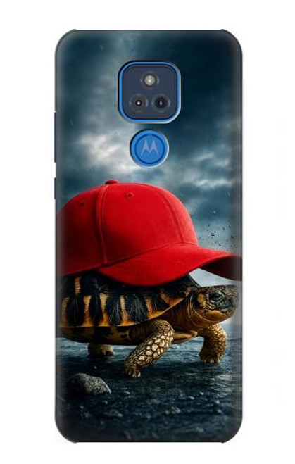 S4056 Madagascar Turtle Red Cap Hülle Schutzhülle Taschen für Motorola Moto G Play (2021)