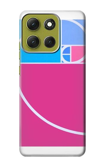 S4076 Golden Ratio Fibonacci Spiral Hülle Schutzhülle Taschen für Motorola Moto G86