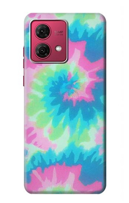 S4033 Pastel Color Tie Dye Hülle Schutzhülle Taschen für Motorola Moto G84