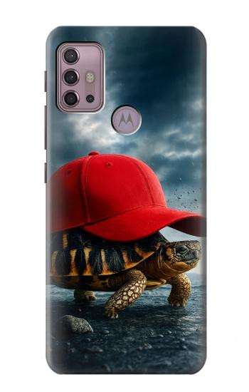 S4056 Madagascar Turtle Red Cap Hülle Schutzhülle Taschen für Motorola Moto G30, G20, G10