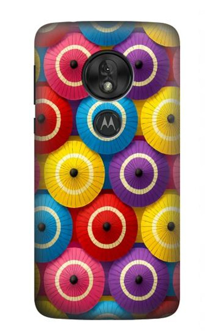 S4065 Snake Eye Umbrella Pattern Hülle Schutzhülle Taschen für Motorola Moto G7 Power