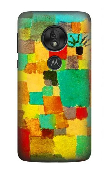 S4075 Paul Klee Southern Tunisian Gardens Hülle Schutzhülle Taschen für Motorola Moto G7 Power
