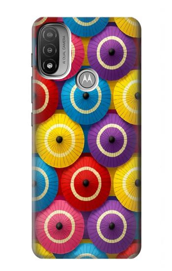 S4065 Snake Eye Umbrella Pattern Hülle Schutzhülle Taschen für Motorola Moto E20,E30,E40
