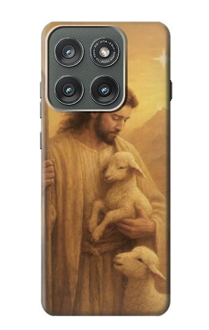 S4042 Merciful Jesus Hülle Schutzhülle Taschen für Motorola Edge (2025)