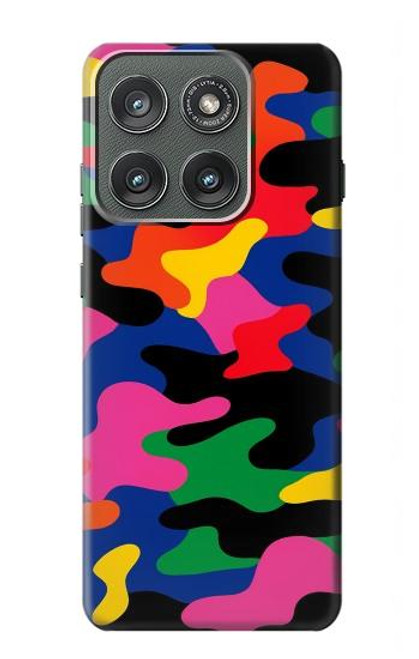 S4072 Colorful Camouflage Hülle Schutzhülle Taschen für Motorola Edge (2025)