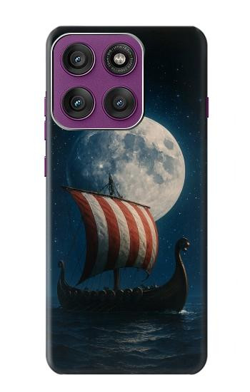 S4040 Viking War Ship Hülle Schutzhülle Taschen für Motorola Edge 60 Pro