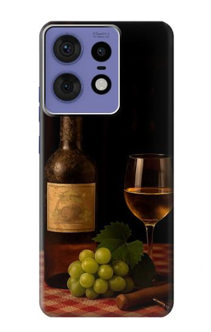 S4041 Old Vines Wine Hülle Schutzhülle Taschen für Motorola Edge 50 Pro