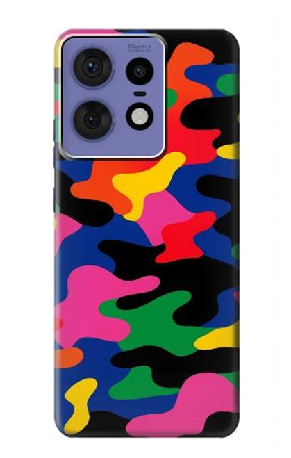 S4072 Colorful Camouflage Hülle Schutzhülle Taschen für Motorola Edge 50 Pro