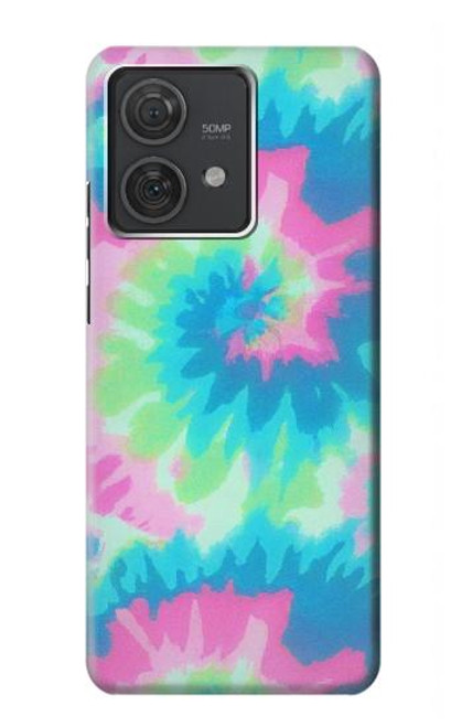 S4033 Pastel Color Tie Dye Hülle Schutzhülle Taschen für Motorola Edge 40 Neo
