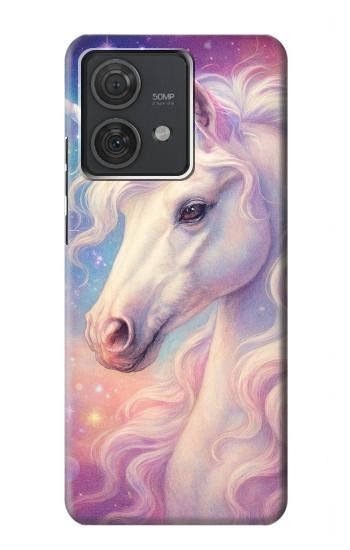 S4054 Fantasy Unicorn Hülle Schutzhülle Taschen für Motorola Edge 40 Neo