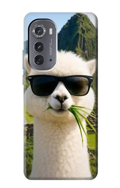 S4069 Alpaca Sunglasses Hülle Schutzhülle Taschen für Motorola Edge (2022)