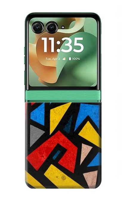S4044 Street Art Abstract Graphics Hülle Schutzhülle Taschen für Motorola Razr 60, Razr 2025